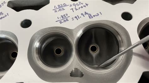 A cylinder head with great intake airflow numbers but poor exhaust flow will not perform as well as a head with a slightly lower-flowing intake . . Sbc heads flow numbers